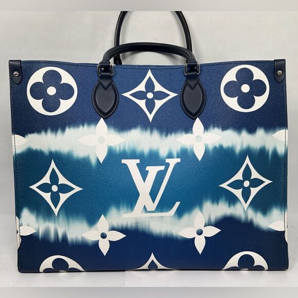 LOUIS VUITTON Monogram Escale Onthego GM Blue - Picture 2 of 15